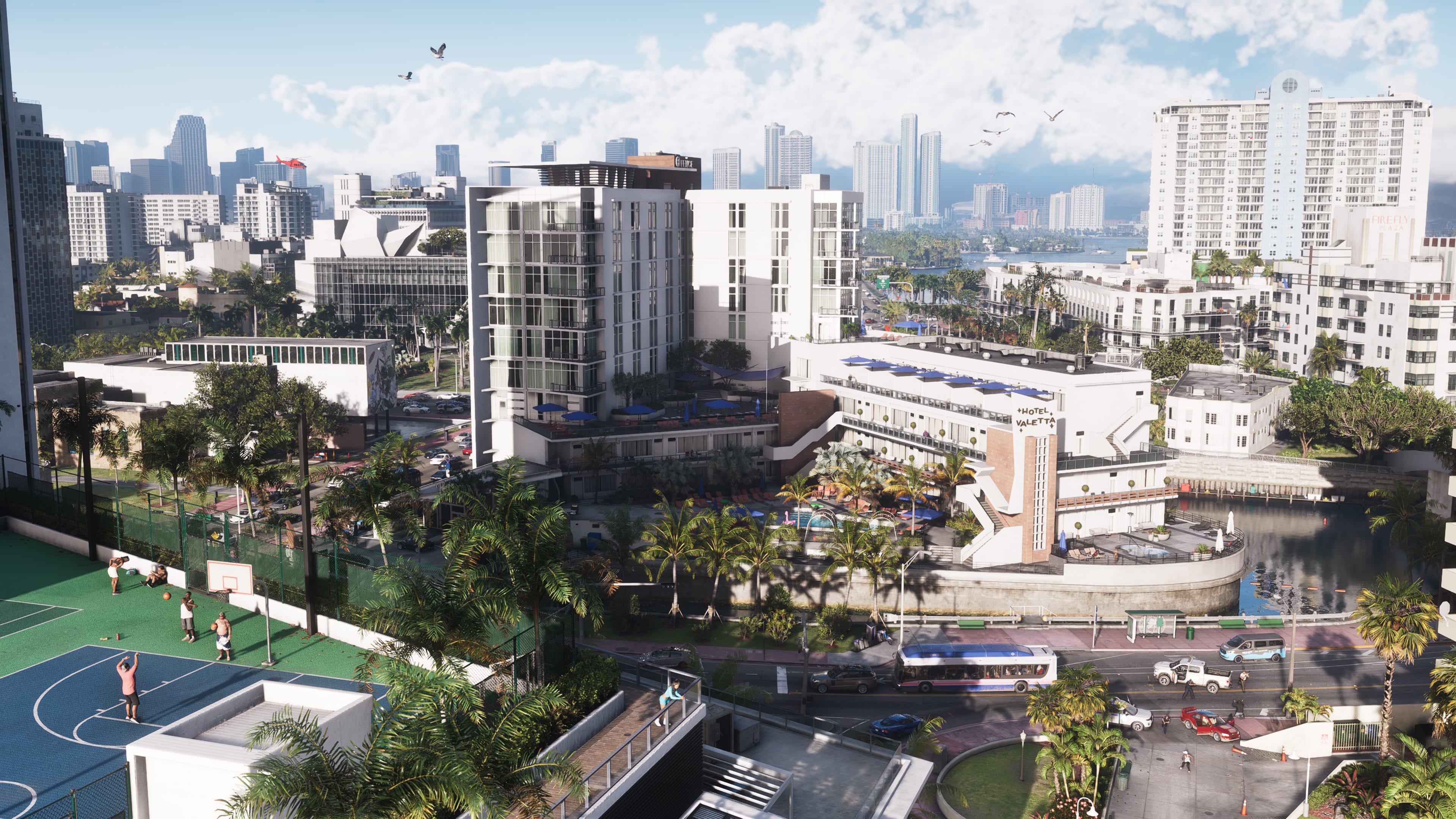 GTA VI official screenshot — Vice City